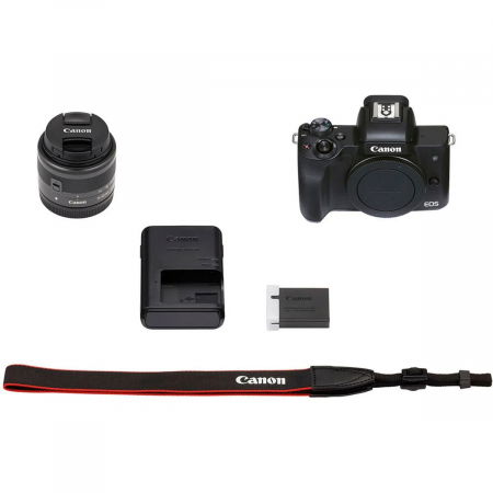 Canon EOS M50 II Aparat Foto Mirrorless 24MP Kit cu Obiectiv EF-M 15-45mm F/3.5-6.3 IS STM [4]