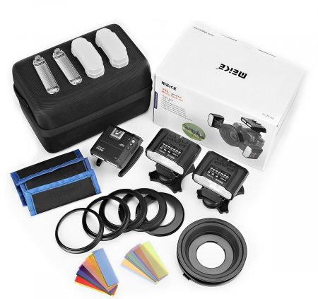MeiKe MK-MT24C Blit Macro Twin pentru Canon [2]