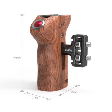 Maner lateral filetat SmallRig cu buton de start/stop Inregistrare 3323 [4]