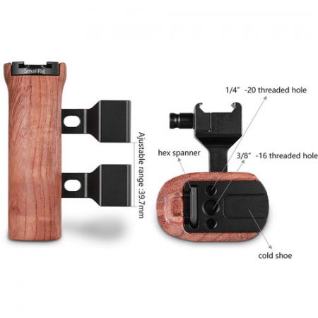 Maner lateral NATO din lemn SmallRig 2187B [2]