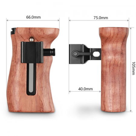 Maner lateral NATO din lemn SmallRig 2187B [1]