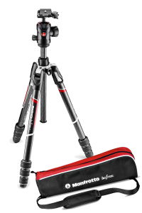 Manfrotto Befree GT trepied foto carbon twist