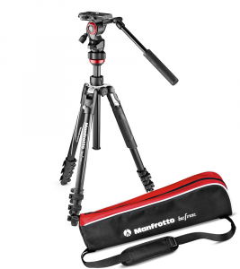 Manfrotto Befree Live Kit Trepied Video Lever