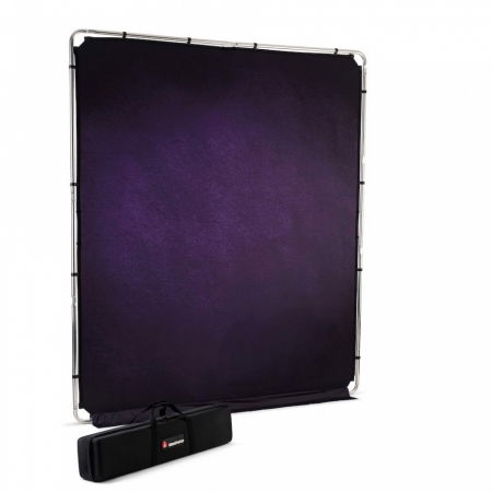 Accesorii de studio - Manfrotto EzyFrame Fundal cu cadru 2 x 2.3m Pewter