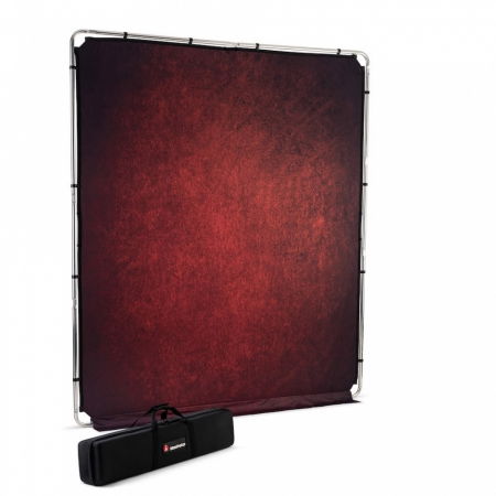 Fundaluri din panza - Manfrotto EzyFrame Fundal cu cadru 2 x 2.3m Crimson