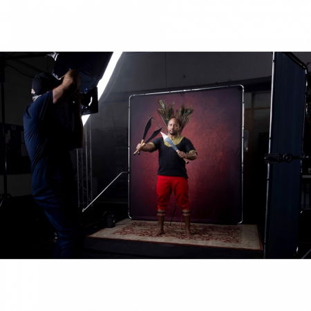 Manfrotto EzyFrame Fundal cu cadru 2 x 2.3m Crimson [4]