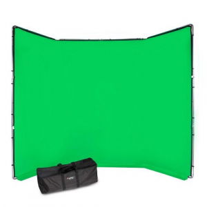 Fundaluri panoramice - Lastolite Fundal Chroma Key verde Panoramic cu cadru inclus 4x2.90m