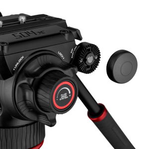 Manfrotto MVK504XTWINMC Kit Trepied video Carbon cu spreader de mijloc [4]