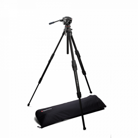Trepiede video - Manfrotto ONE cu cap MVH500XAH kit trepied hibrid