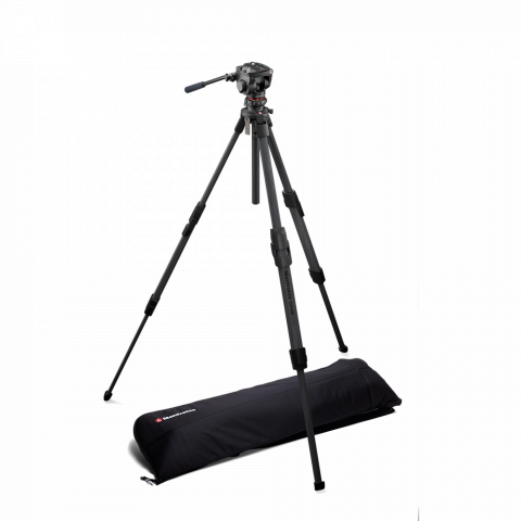 Trepiede video - Manfrotto ONE cu cap MVH500XAH kit trepied hibrid carbon