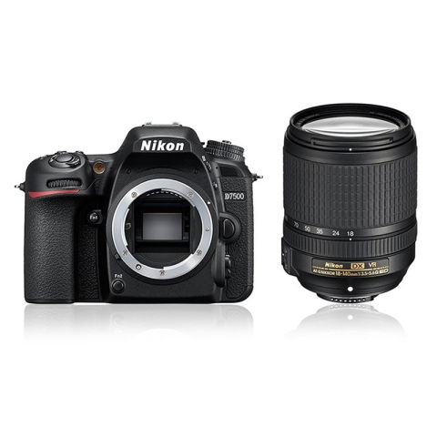 Aparate foto Mirrorless - Nikon D7500 + obiectiv AF-S DX NIKKOR 18-140 VR