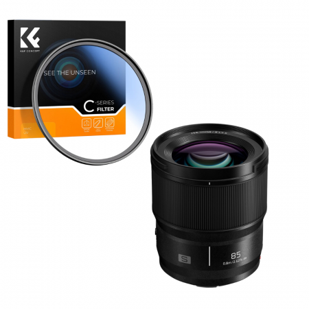 Obiective foto Mirrorless - Panasonic Lumix S 85mm f 1.8 montura L cu filtru