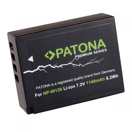 Patona Premium Acumulator Replace Li-Ion pentru Fuji NP-W126 1140mAh 7.2V [1]