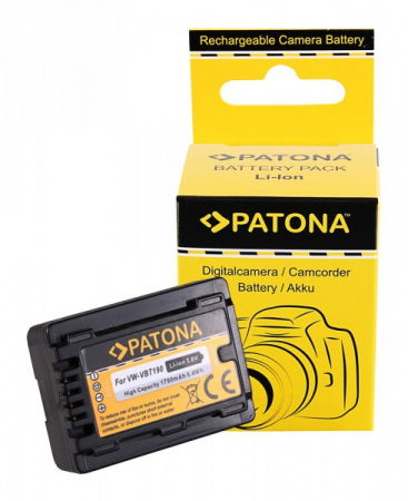 Acumulatori dedicati - Patona Acumulator Replace Li-Ion pentru Panasonic VW-VBT190 1780mAh 3.6V
