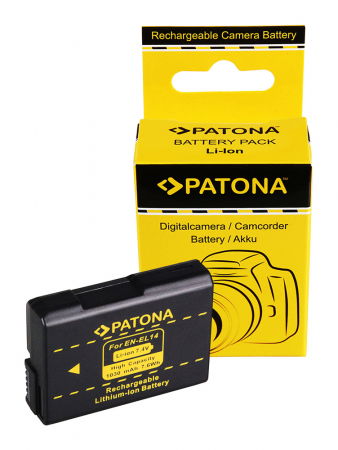 Acumulatori dedicati - Patona EN-EL14 acumulator pentru Nikon