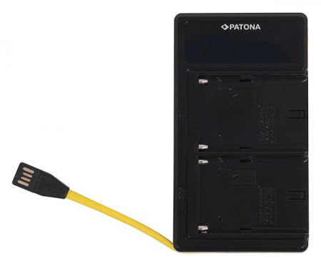 Patona Incarcator Dual Led USB NP-FM50 NP-F550 NP-F750 NP-F970 [3]