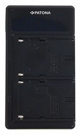 Patona Incarcator Dual Led USB NP-FM50 NP-F550 NP-F750 NP-F970 [1]