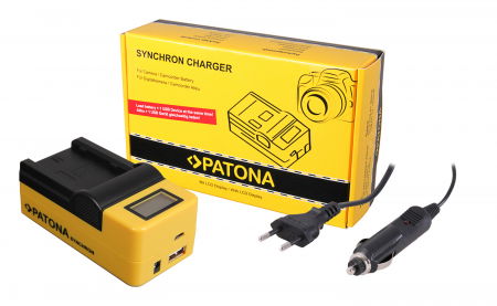 Accesorii aparate foto - Patona Incarcator LCD Syncron USB pentru  Fujifilm XT-4 XT4 XT-4 cu LCD