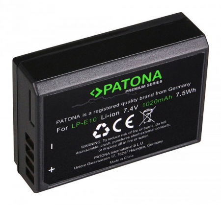 Patona LP-E10 Premium Acumulator replace Canon EOS [1]