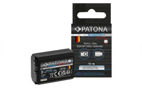 Acumulatori dedicati - Patona platinum acumulator cu USB-C pentru SONY NP-FW50