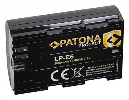 Patona Protect LP-E6 acumulator pentru Canon, Blackmagic [1]