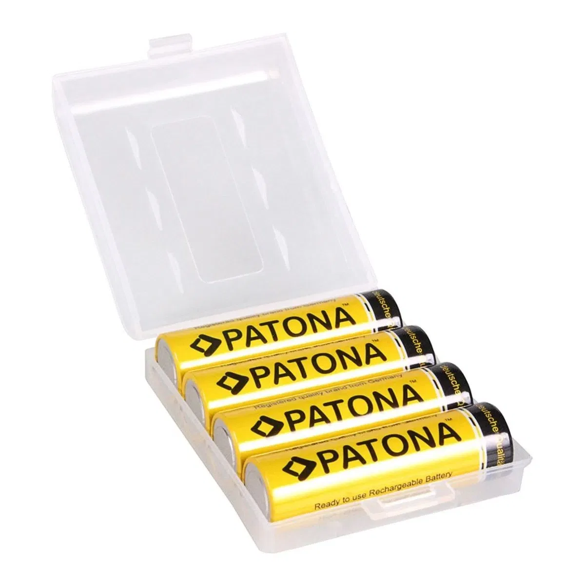 Acumulatori si incarcatoare AA/AAA - Patona Set 4 Acumulatori Reincarcabili Mignon Tip AA LR6 2450mAh + Cutie Plastic