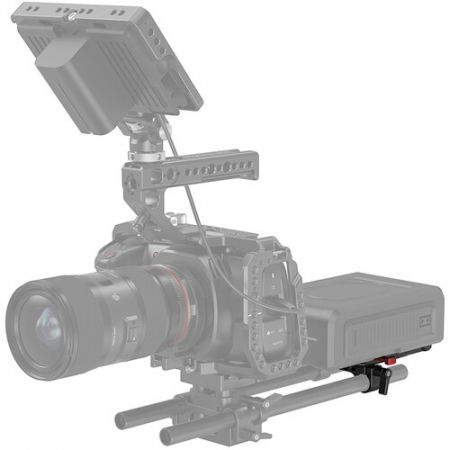 Placa baterie SmallRig V-Lock cu adaptor tija LWS de 15 mm [1]