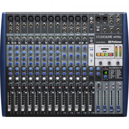 Interfete/mixere audio - Presonus StudioLive AR16c mixer hibrid cu 18 canale