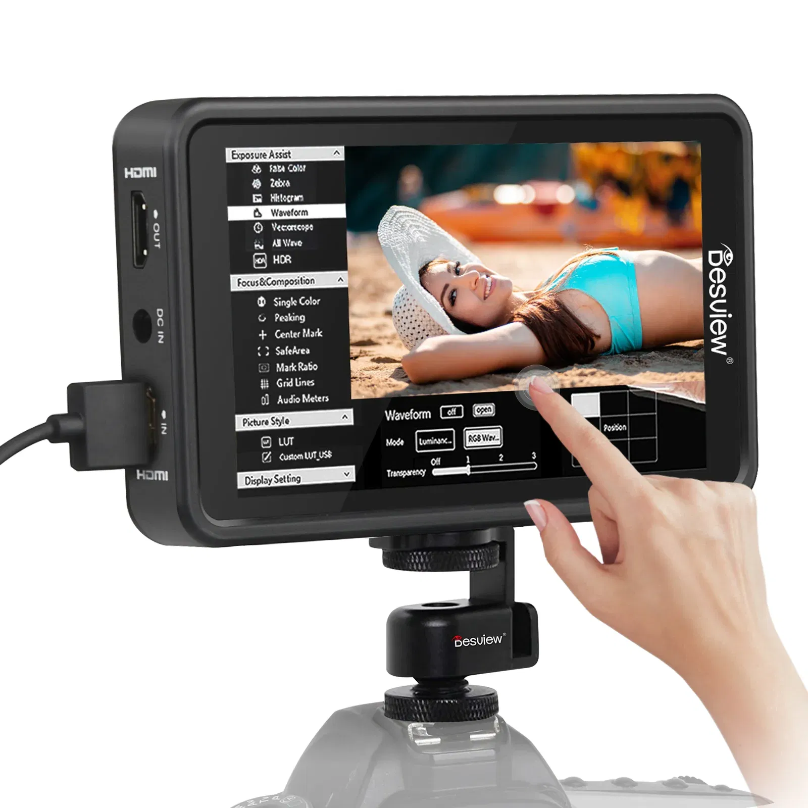 Monitoare de teren - Desview R5II 5.5" Monitor Full HD cu touchscreen