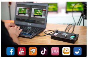 RGBlink Mini Mixer video cu vizualizare multi-view [7]