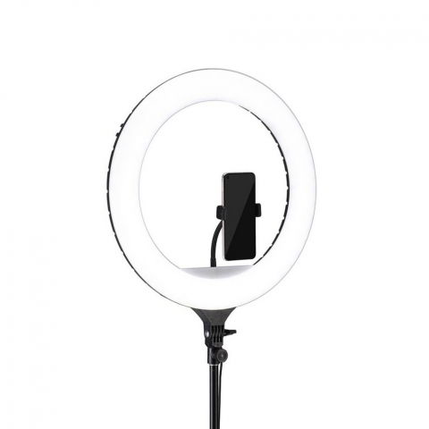 Lumini si blituri - RingLight Bicolor 55W cu suport pentru telefon