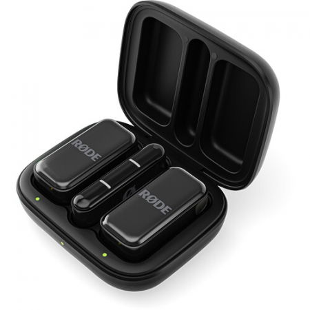 Rode Wireless Micro sistem de microfon wireless ultracompact pentru 2 persoane USB-C (2,4 GHz, negru) [5]