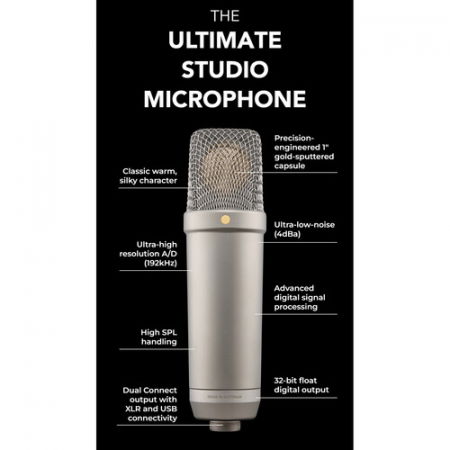 Rode NT1 5th generation black Microfon condenser [11]