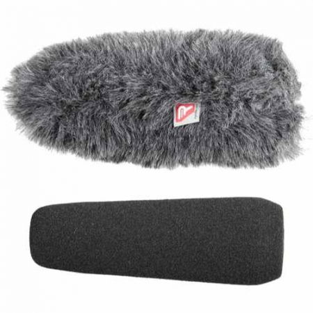Protectii vant microfoane - Rycote blana protectie vant plus spuma pentru microfon tip shotgun 15cm 19/22mm