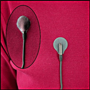 Rycote sticker lipici microfon lavaliera gri [5]