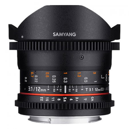 Obiective Cinematice - Samyang 12mm T3.1 VDSLR Sony FE
