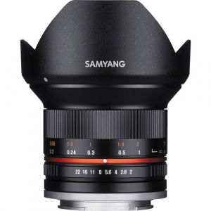 Obiective foto Mirrorless - Samyang Obiectiv Foto Mirrorless 12mm F2.0 NCS CS Montura Fujifilm X Negru