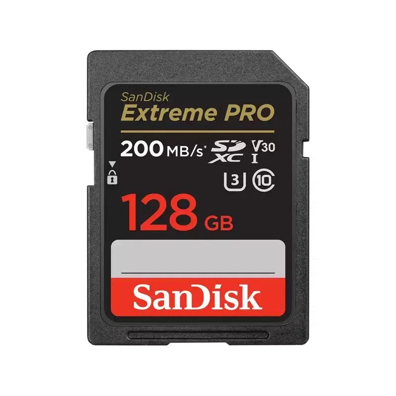 SanDisk Extreme PRO Card de Memorie SD 128GB SDXC UHS-I Class 10 U3 V30 + 2 Ani RescuePRO Deluxe [2]