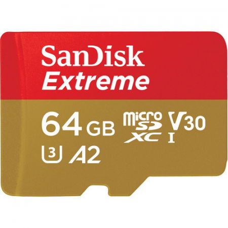 Sandisk Card memorie microSD 64GB de 160MB/s V30 microSDXC UHS-I [1]