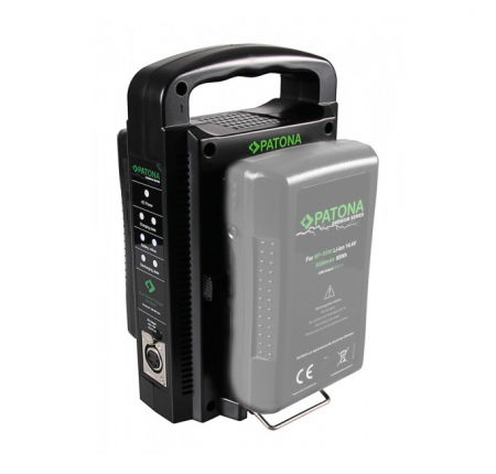 Patona Incarcator Dual V-Mount Sony cu 4-pin XLR [1]