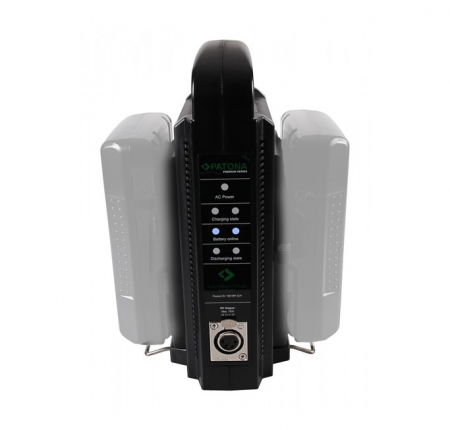 Patona Incarcator Dual V-Mount Sony cu 4-pin XLR [2]