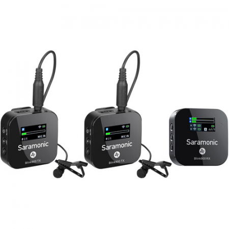 Echipamente audio - Saramonic Blink 900 B2 Sistem de microfon wireless pentru 2 persoane (2,4 GHz)