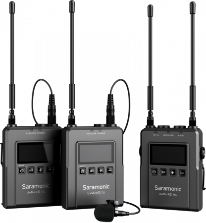 Echipamente audio - Saramonic UWMic9S Kit2 Sistem de microfon Omni wireless pentru 2 persoane