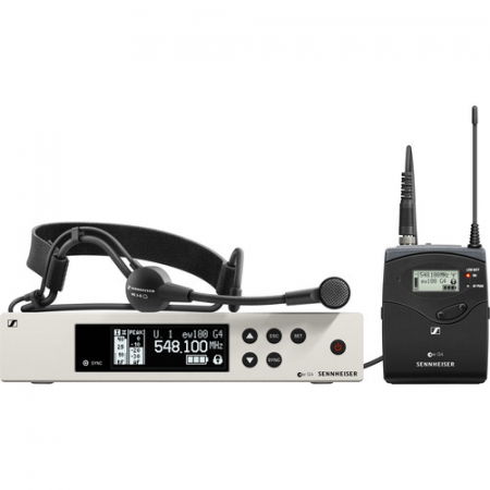 Microfoane - Sennheiser Sistem de microfon cu casti cardioide Wireless EW 100 G4-ME3 (A: 516 pana la 558 MHz)