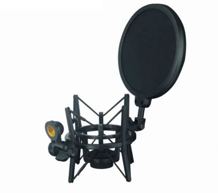 Echipamente audio - Shock Mount cu Filtru Pop pentru microfon