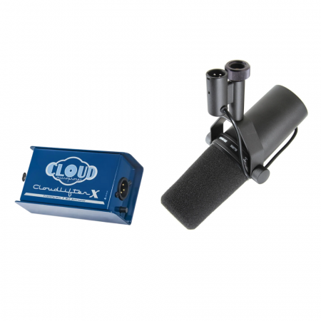 Microfoane - Shure SM7B + Cloudlifter X preamplificator