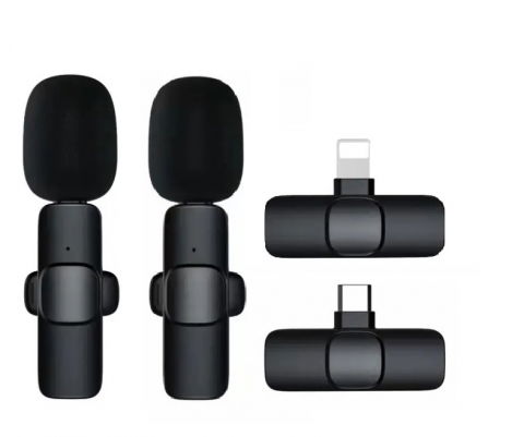 Sistem de microfoane wireless cu noise cancelling ultracompact pentru dispozitive USB-C/Lightning [1]