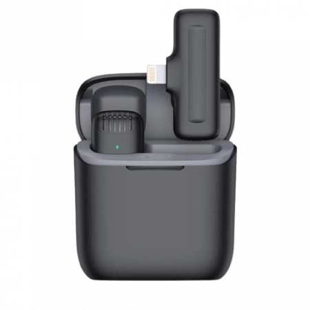 Lavaliere - Sistem de microfon wireless cu noise cancelling ultracompact pentru dispozitive iOS (lightning)