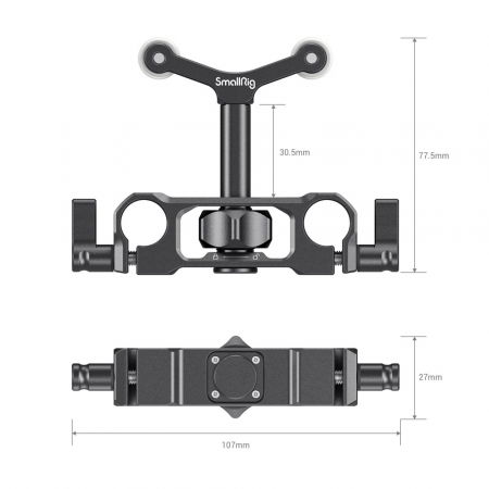 Smallrig 2727 Suport pentru obiectiv universal 15mm cu montura pentru tija [6]