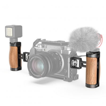 Smallrig 2914 Wooden Mini Side Handle cu Arri Style Mount [5]